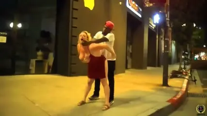 Interracial Public Sex: Hardcore Outdoor Encounter