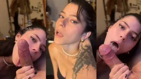 Sofa Blowjobs Compilation with Exciting Moments