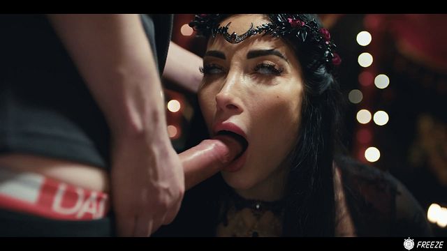 Time Stop Freeze Porn with Big Boobs Brunette MILF