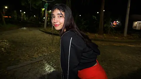 Outdoor Anal Surprise With A Twist