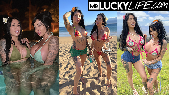 Outdoor Fun: Danae Marie And Lacey Jane's Sizzling Date