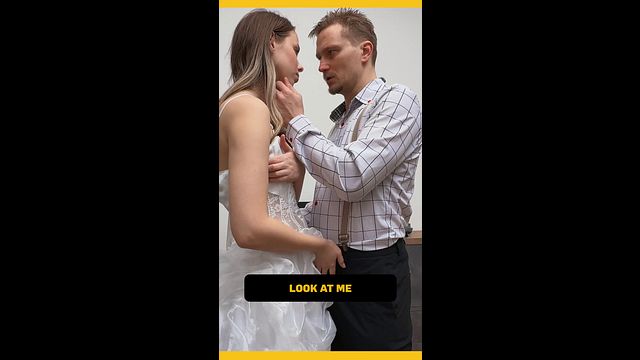 She wanted to sell her Wedding dress, but he wants to Fuck her