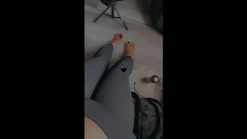 Ebony Feet Fetish in Erotic Short Clip