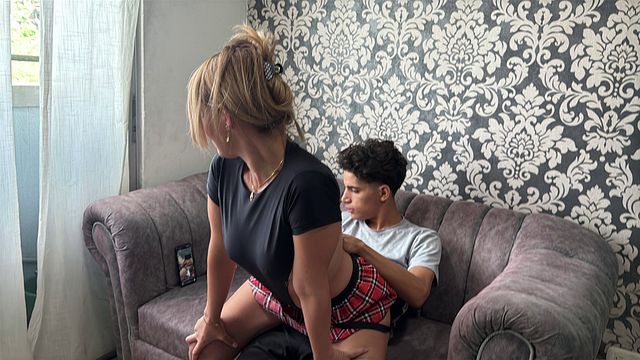Stepmom Asks for Social Media Help — Then Feels My Big Cock