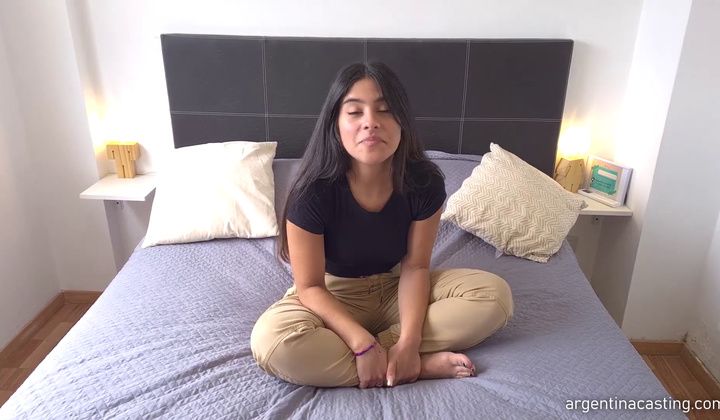 Argentina Sex Casting with Estefi Gets Wild