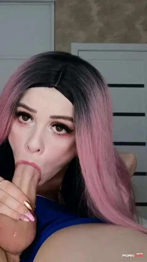 Cute Girl Gives Intense Blowjob