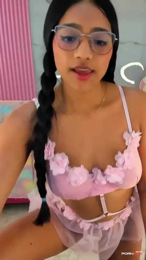 Petite Latina Teen in Sensual Lingerie: A Brief Encounter