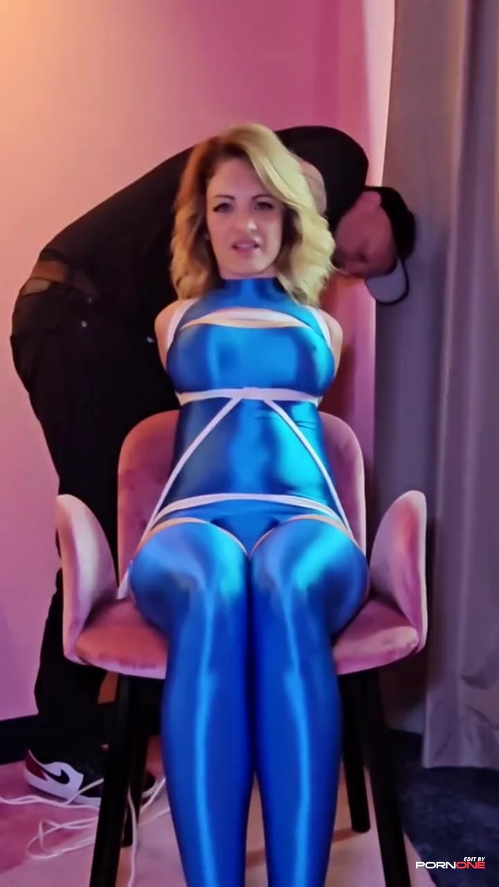 chairtied tightly bondage and orgasm  - Short by pornone.com