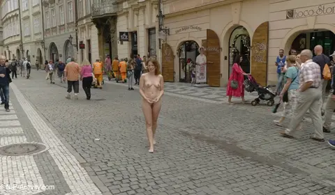 Alena Goes Public: Nude Adventure Unfolds