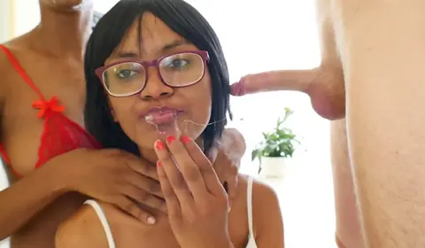 Deepthroat Threesome with Brittany Taylor and Friends