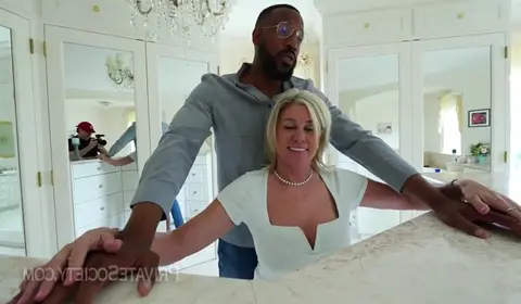 American Milf Seduced by Big Black Cock