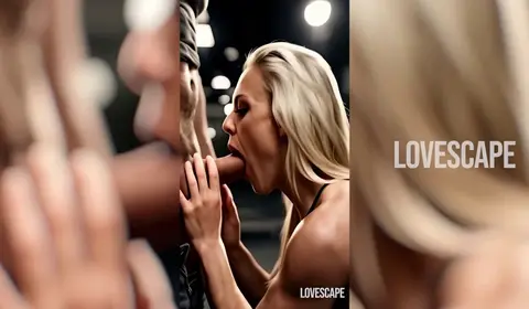 Blonde Milf Gym Fantasy