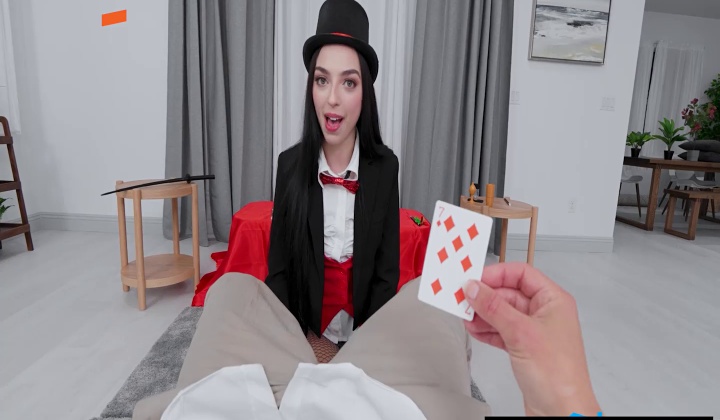 talented magician perform vanish trick to hardcore sex scarlett rosewood eric john  ?
