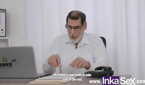 Sensual Argentine Seductress Lures Boss with Big Butt Appeal