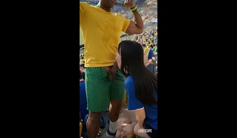 Japanese Babe Enjoys Brazilian Style Passion