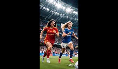 Lesbian Action: Spain vs France Intense Match