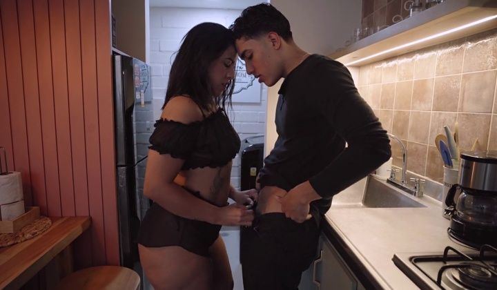 Stepmom Washing Dishes Dirty Secrets - HD Uncensored Scene