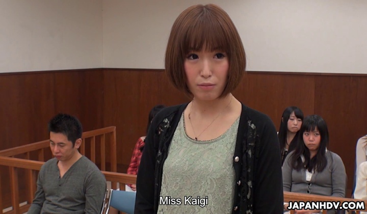 Shiori Uehara & Nonoka Kaede Courtroom Fuck Scene HD