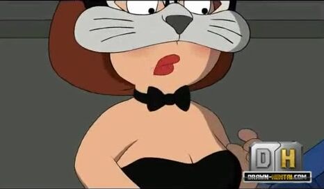 Nasty slut Meg Griffin gets drilled hard in the closet