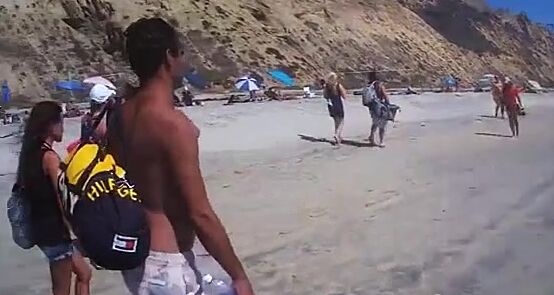 CFNM Beach Fun: Girls Take Charge