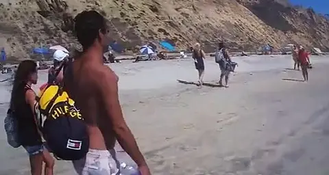 CFNM Beach Fun: Girls Take Charge