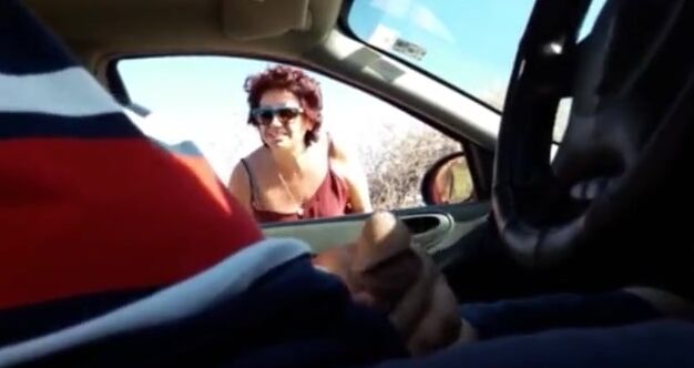 Mature Mexican Woman Enjoys Intimate Car Encounter