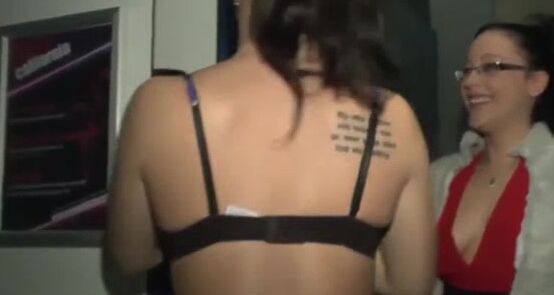Teen Brunette Orgy Nightclub Action Unleashed