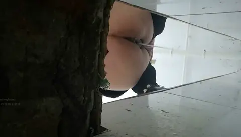 Piss in Chinese Ditch Toilet - HD Bathroom Scene