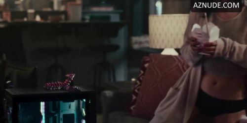 Dichen Lachman Breasts,  Underwear Scene  in Vampires Of The Velvet Lounge