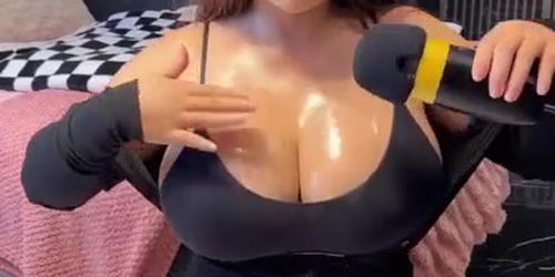 ASMR Massage: Oily Tits Relaxation