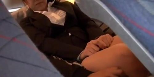 Japanese Flight Attendant Stewardess