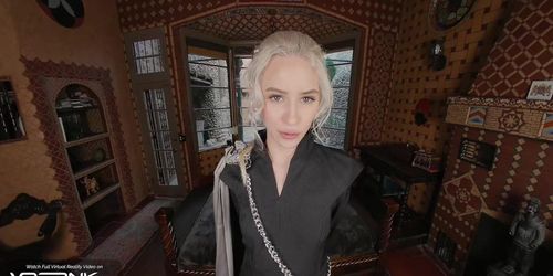 Vr Conk: Petite Blonde Daenerys Targaryen Sucks And Fucks In Game Of Thrones Co (Kiara Cole)