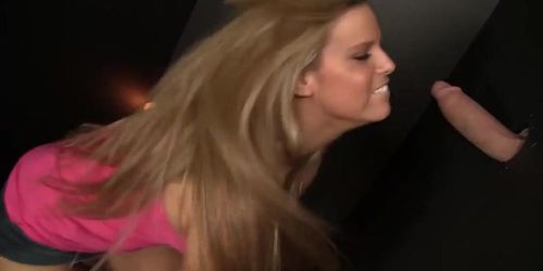 Jessica Marie Spills All In The Gloryhole porn (Billy Glide)