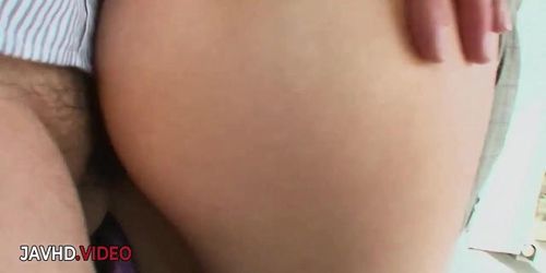 Naughty JAV Star Kiyoe Majima Teases Her Hairy Pussy With A Vibrator