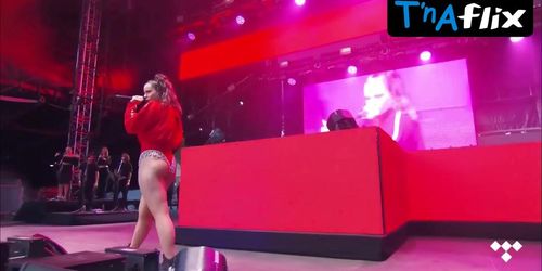 Rosalia Butt,  Underwear Scene  in Rosalia Sexy Ins Butt In Made In America Festival