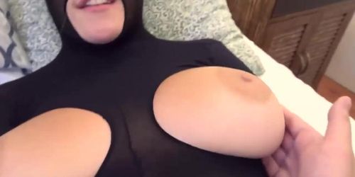 Gabbie Carter Tears Up the Scene in Ripped Pantyhose