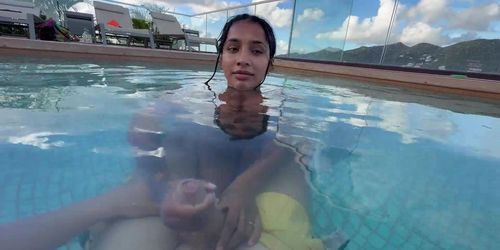 Yasmina Khan's Public Pool Blowjob with Alexa Flexy Inspiration