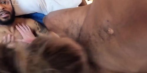 Tattooed Cuckold White Man in Intense Roleplay Scene