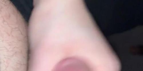 Amateur Cock Jerking & Cumshot
