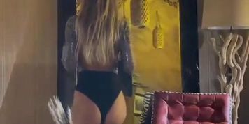 Big Tits Monika Fox Nude Posing & Stripping Scene