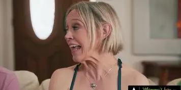 Mommy's Boy: Stepmom Drains Stepson in Hot Hardcore Threesome