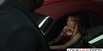 Redhead Worshiped with Intense Foot Play & Passionate Sex