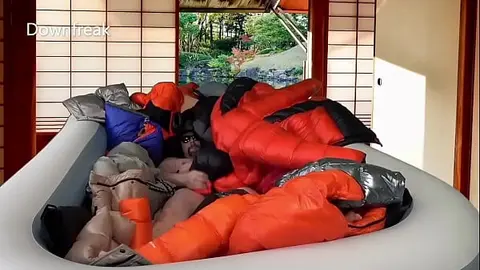 Puffy Jacket Cum Challenge: Which One Wins?