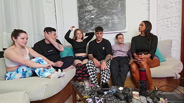 Friends Turn Game Night into Amateur Orgy Fun