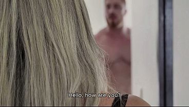 My best friend leaves me alone with his blonde Colombian MILF stepmom and lets me suck her feet and cum inside her beautiful&comma; wet pussy
