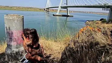 Blowjob Under the Bridge: Outdoor Oral Sex