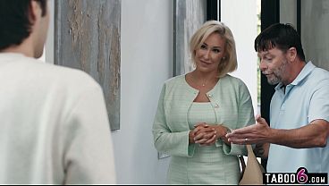 Infidelity is nothing for mature blonde stepmom MILF fucking her stepson