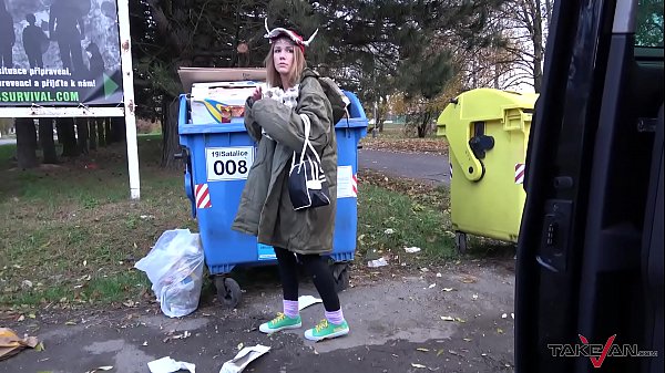 Blonde Gets Kicked Out of Van After Wild Ride