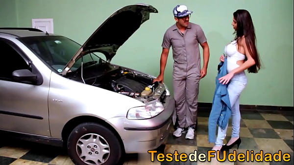 Mistress Seduces Mechanic for Payment