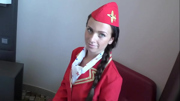 Air Hostess Natalee's Big Butt Tease